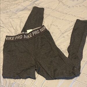 Nike Pro Charcoal Leggings